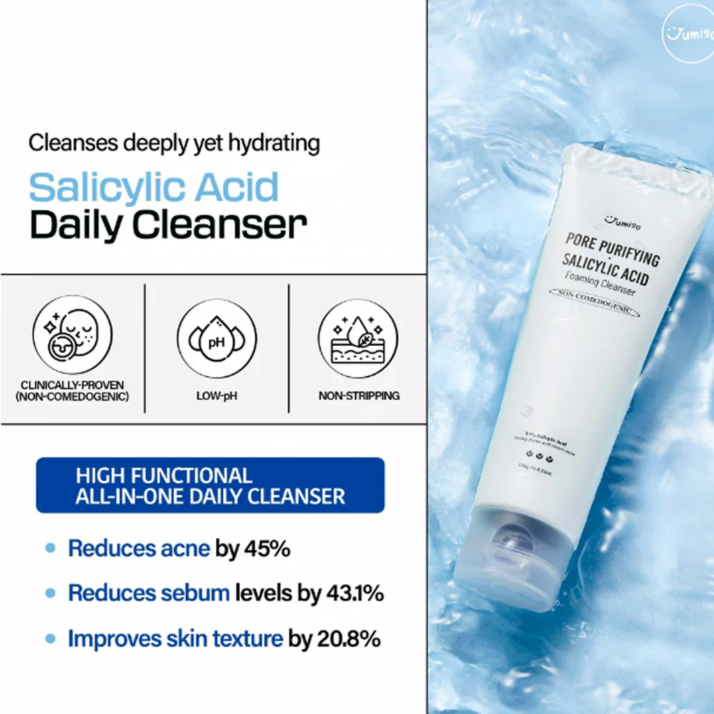 Jumiso Pore Purifying Salicylic Acid Foaming Cleanser 