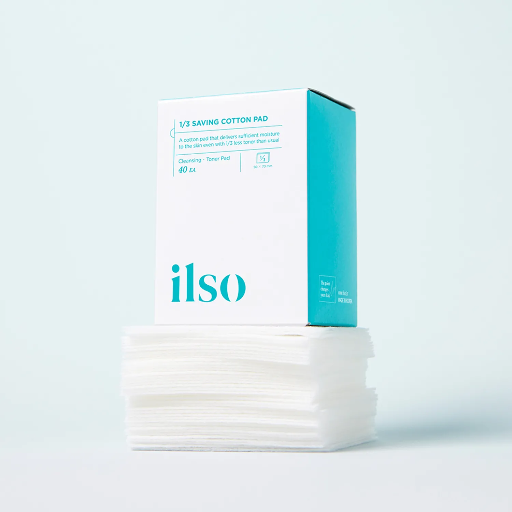 Ilso 1/3 Saving Cotton Pad [40 pads]